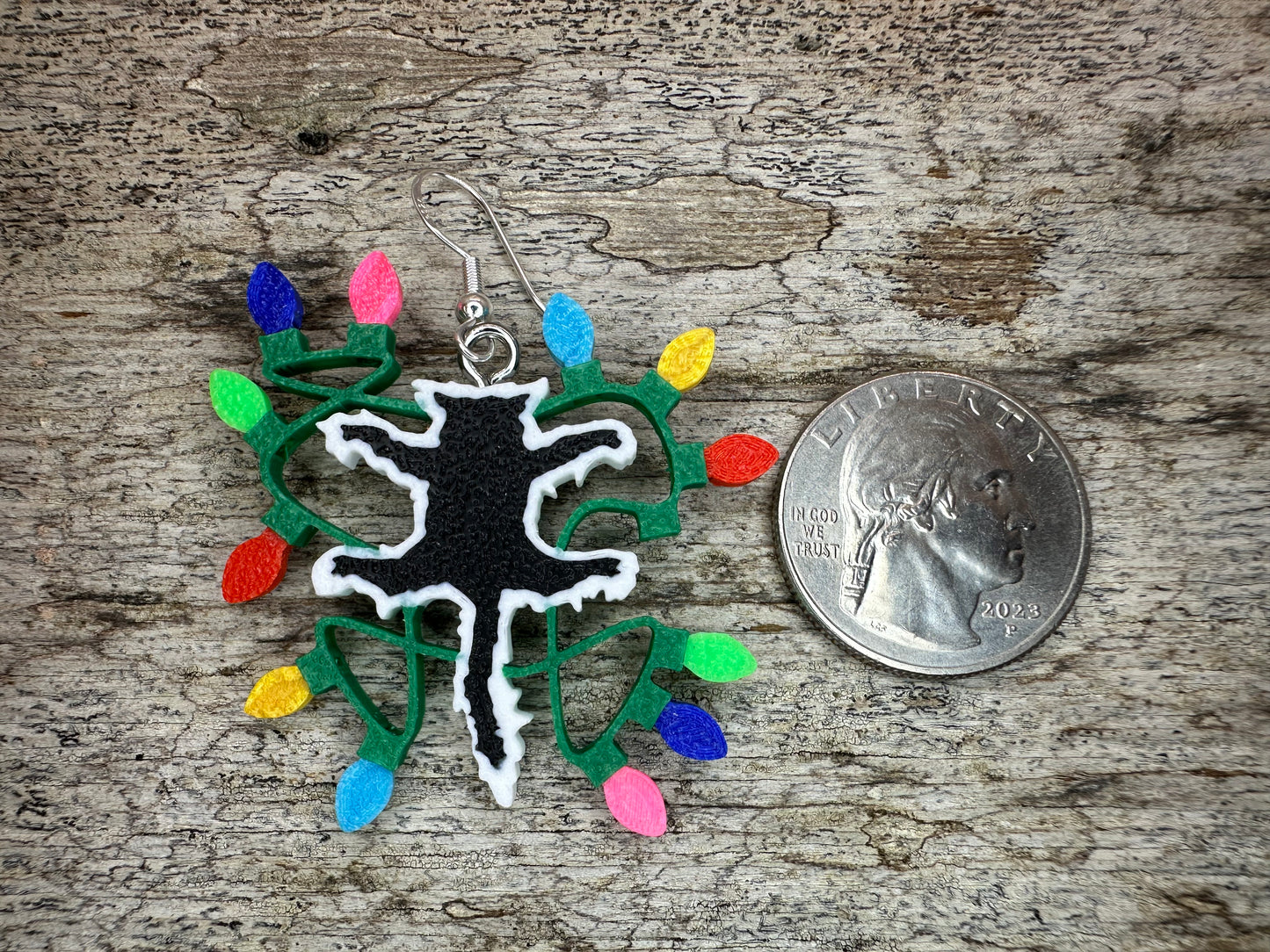 Christmas Vacation Cat Earrings