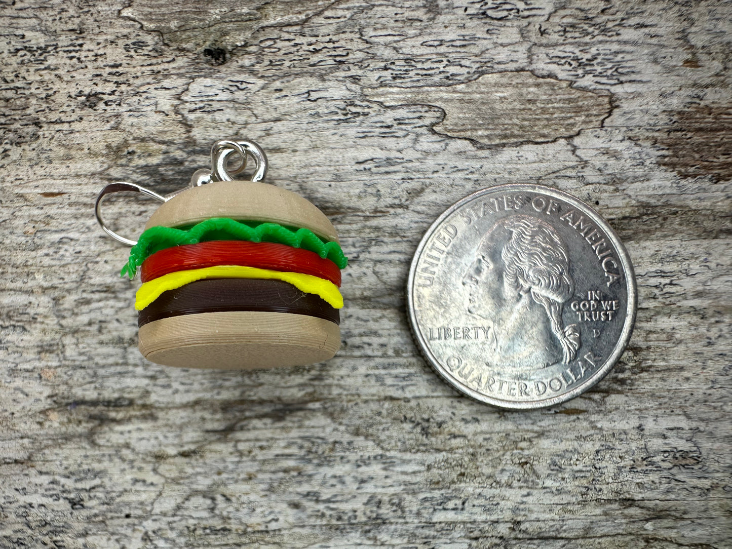 Cheeseburger Earrings