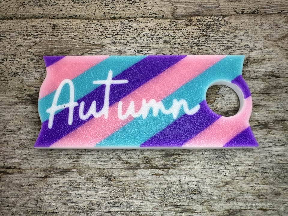 Colorful Tumbler Tag