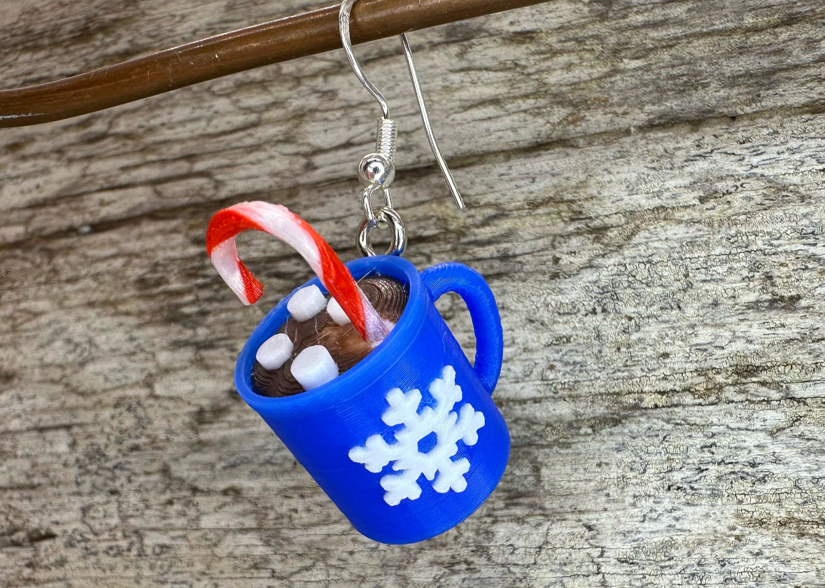 Hot Chocolate Mug Earrings