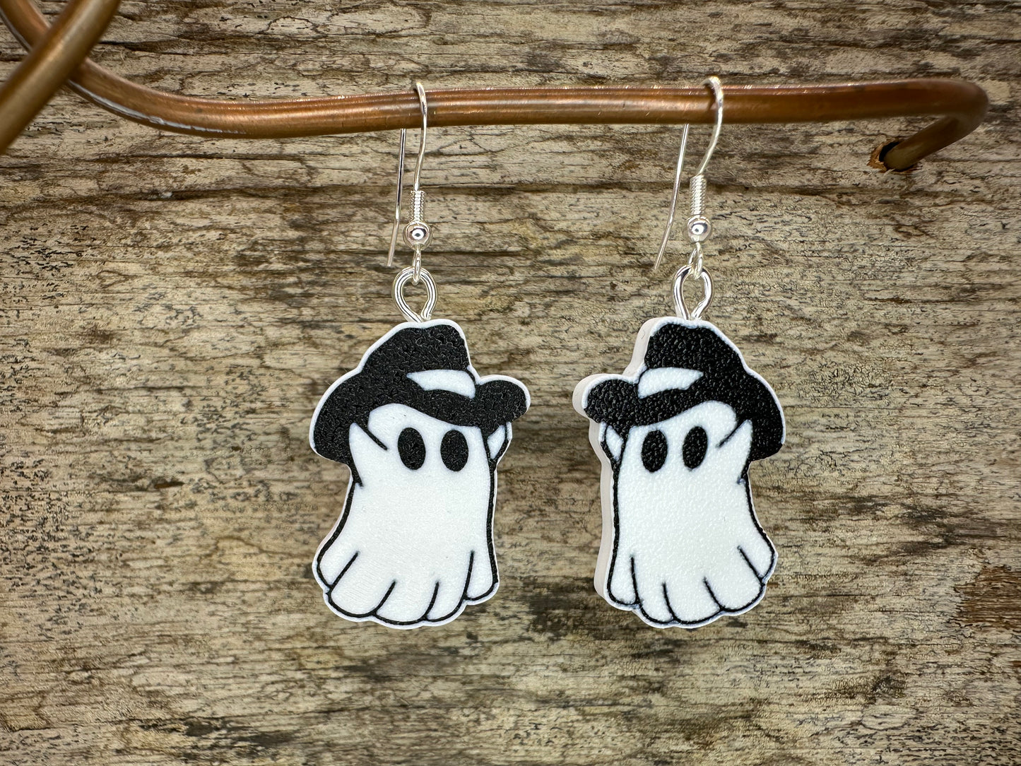 Cowboy Ghost Earrings