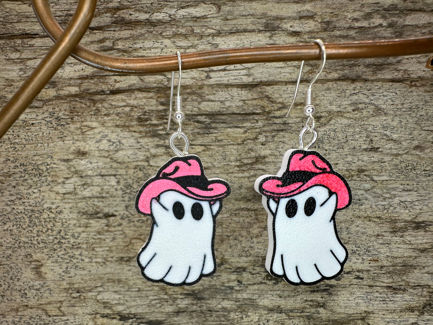 Cowboy Ghost Earrings