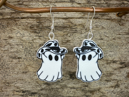Cowboy Ghost Earrings