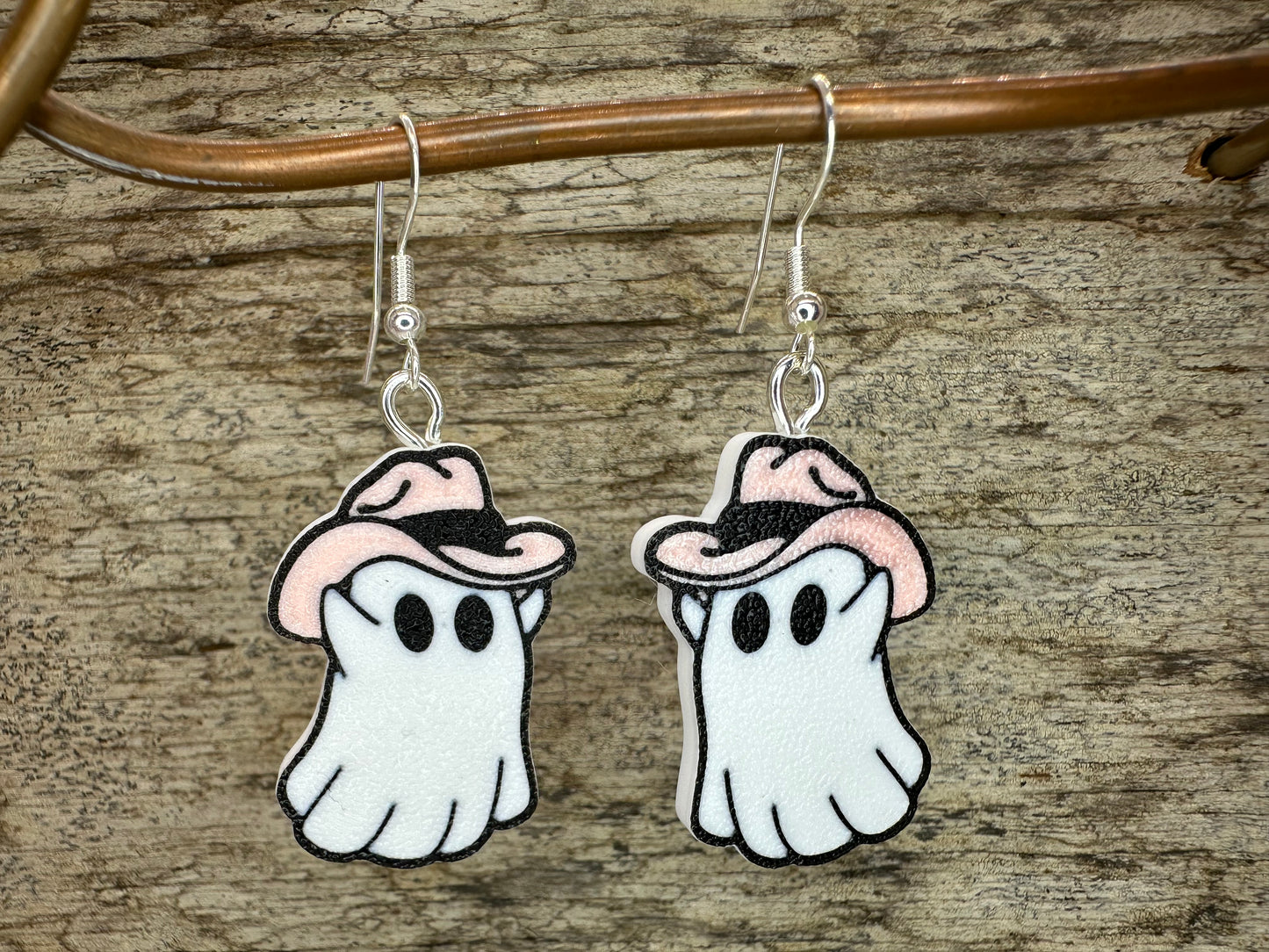 Cowboy Ghost Earrings