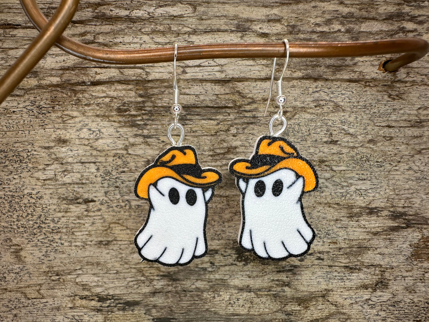 Cowboy Ghost Earrings