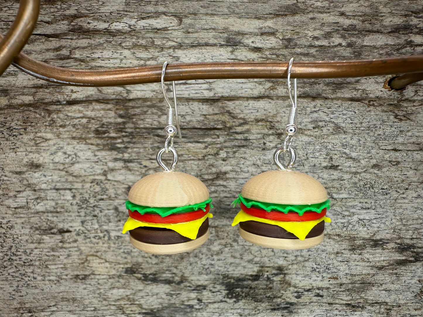 Cheeseburger Earrings