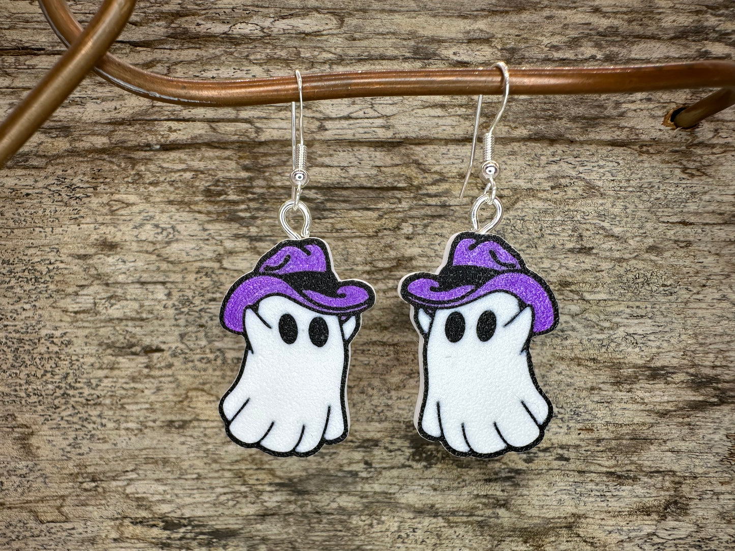 Cowboy Ghost Earrings