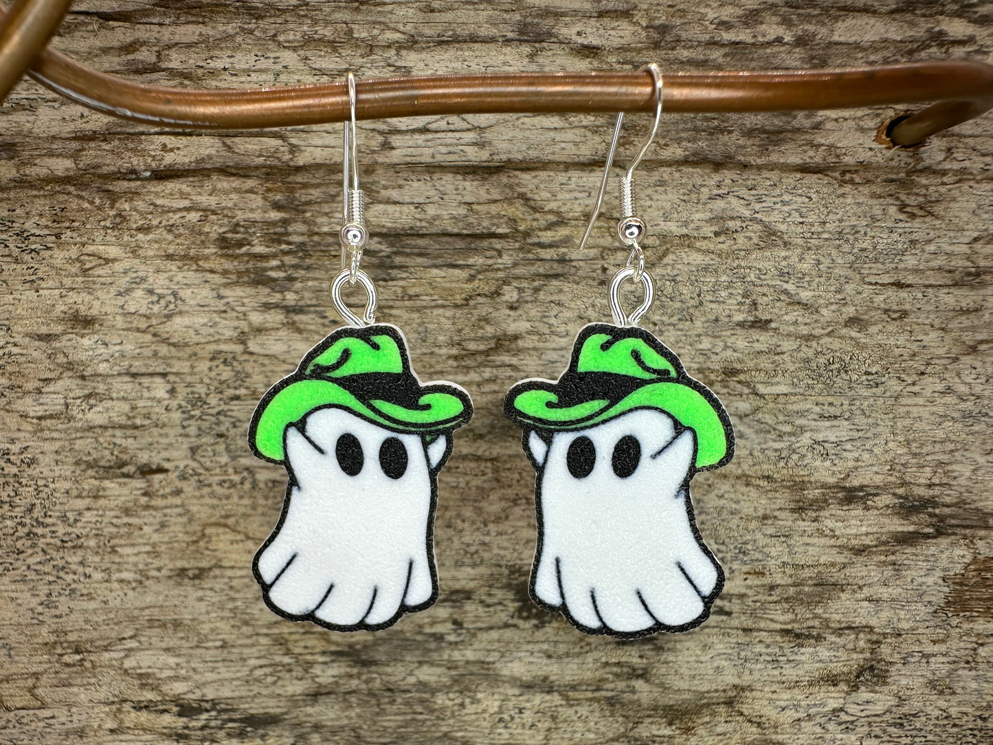 Cowboy Ghost Earrings