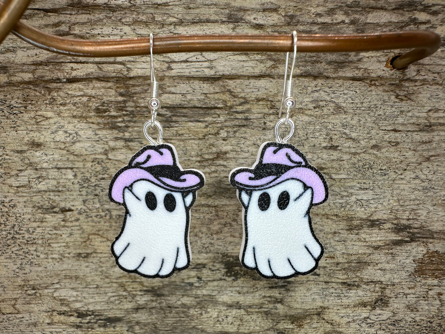 Cowboy Ghost Earrings