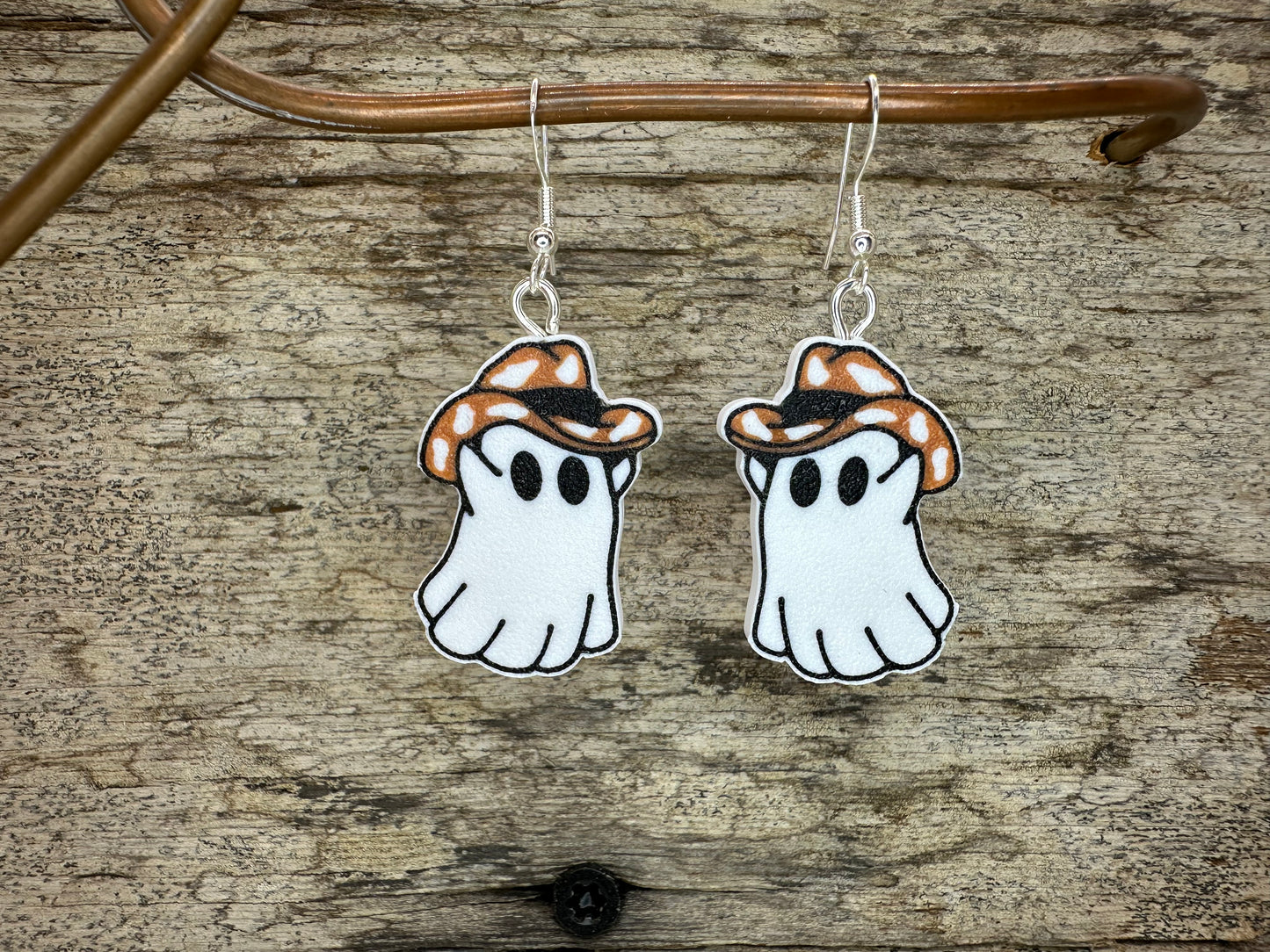 Cowboy Ghost Earrings
