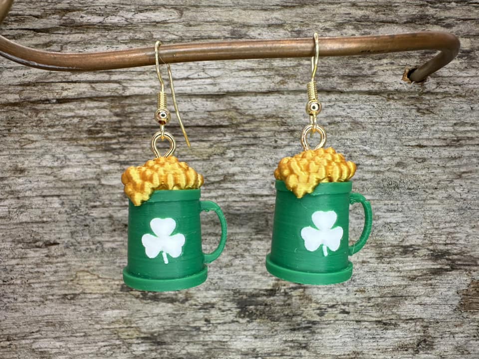 Golden Beer Mugs