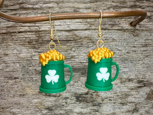 Golden Beer Mugs