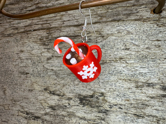 Hot Chocolate Mug Earrings